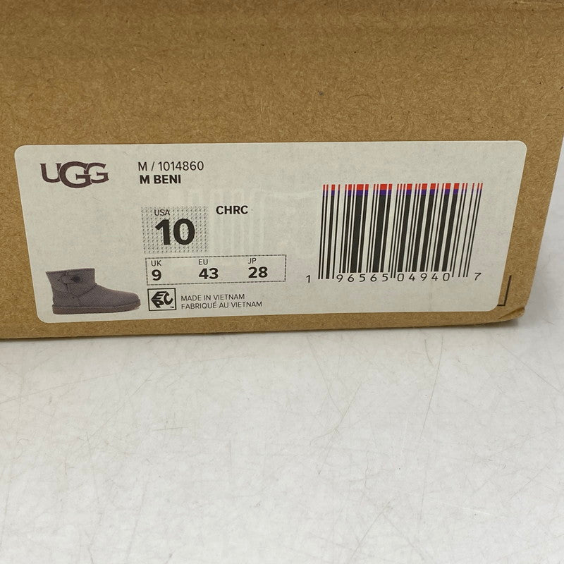 【中古美品】【メンズ】 UGG アグ 1002072 MENS BENI "GRAY" ムートンブーツ 靴 164-261002-sm-05-izu サイズ：28ｃｍ カラー：GRAY 万代Net店