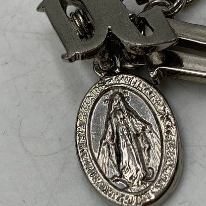 【中古品】【メンズ/レディース】 DOLCE&GABBANA ドルチェアンドガッバーナ DG LOGO NECKLACE DGロゴ ネックレス アクセサリー 192-261002-ay-06-izu カラー：シルバー 万代Net店