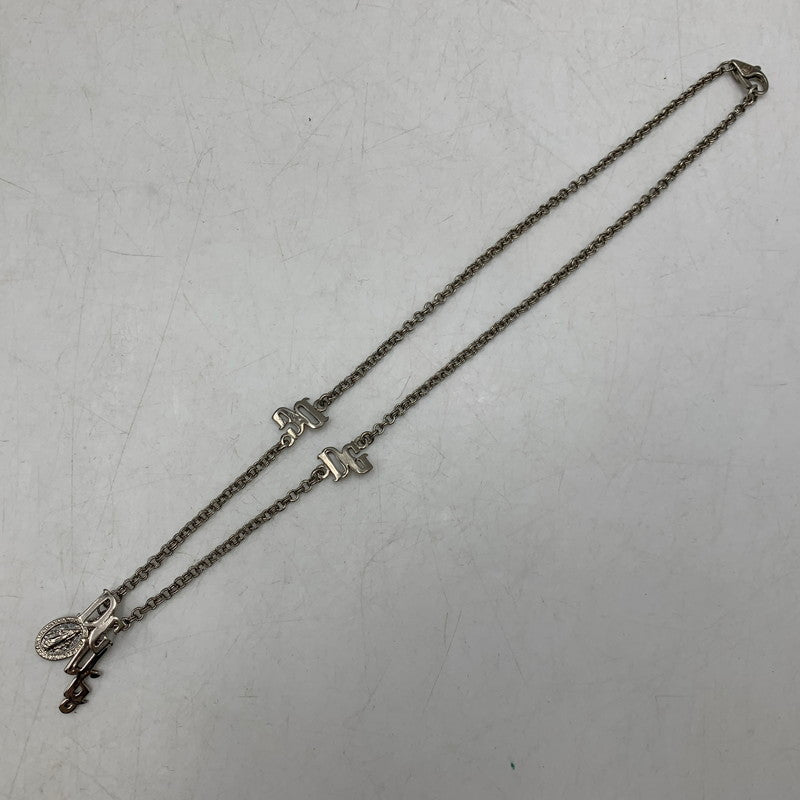 【中古品】【メンズ/レディース】 DOLCE&GABBANA ドルチェアンドガッバーナ DG LOGO NECKLACE DGロゴ ネックレス アクセサリー 192-261002-ay-06-izu カラー：シルバー 万代Net店