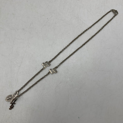 【中古品】【メンズ/レディース】 DOLCE&GABBANA ドルチェアンドガッバーナ DG LOGO NECKLACE DGロゴ ネックレス アクセサリー 192-261002-ay-06-izu カラー：シルバー 万代Net店