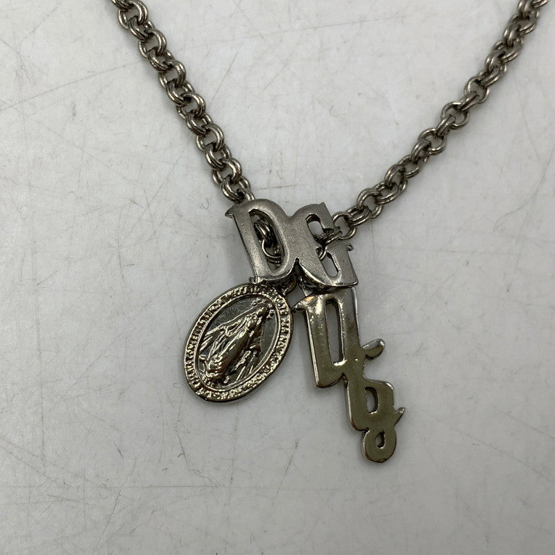 【中古品】【メンズ/レディース】 DOLCE&GABBANA ドルチェアンドガッバーナ DG LOGO NECKLACE DGロゴ ネックレス アクセサリー 192-261002-ay-06-izu カラー：シルバー 万代Net店