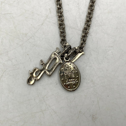 【中古品】【メンズ/レディース】 DOLCE&GABBANA ドルチェアンドガッバーナ DG LOGO NECKLACE DGロゴ ネックレス アクセサリー 192-261002-ay-06-izu カラー：シルバー 万代Net店