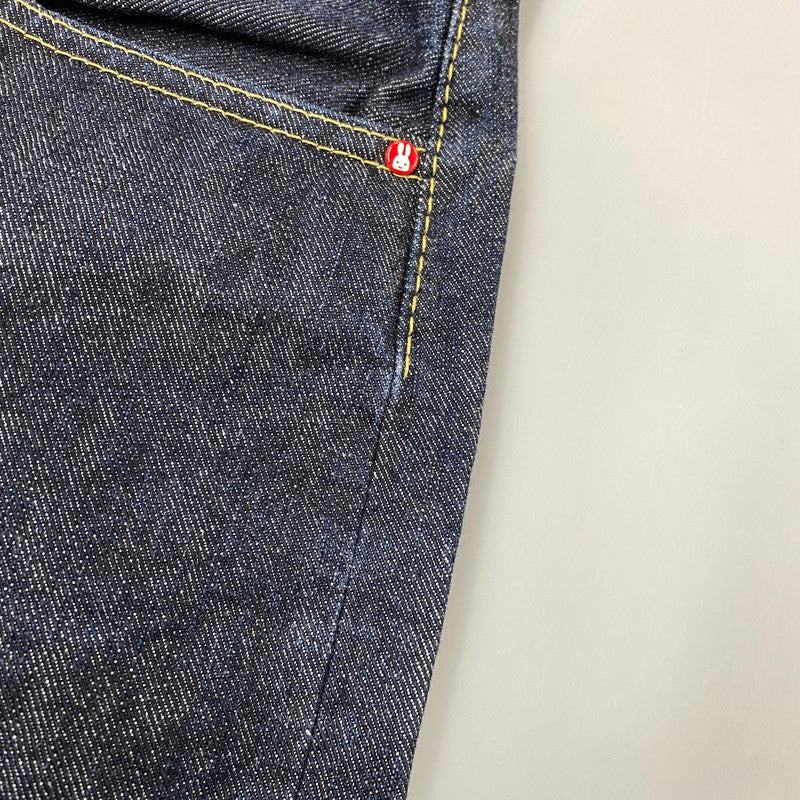 【中古品】【メンズ】 CUNE キューン KS07FN10 2連ペイントうさぎ デニムパンツ ボトムス 153-261025-yn-03-izu サイズ：34 カラー：インディゴ 万代Net店