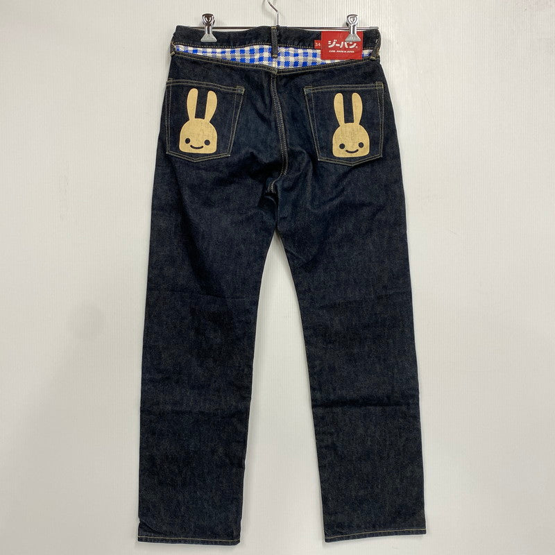【中古品】【メンズ】 CUNE キューン KS07FN10 2連ペイントうさぎ デニムパンツ ボトムス 153-261025-yn-03-izu サイズ：34 カラー：インディゴ 万代Net店