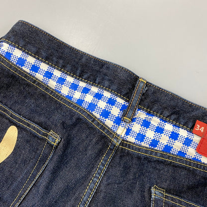 【中古品】【メンズ】 CUNE キューン KS07FN10 2連ペイントうさぎ デニムパンツ ボトムス 153-261025-yn-03-izu サイズ：34 カラー：インディゴ 万代Net店