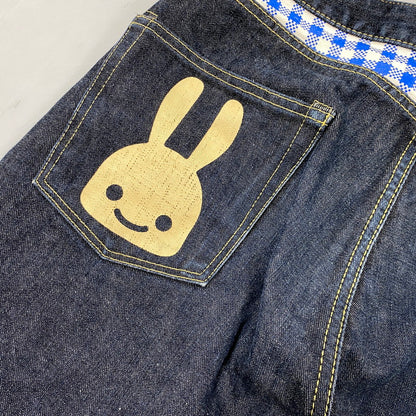 【中古品】【メンズ】 CUNE キューン KS07FN10 2連ペイントうさぎ デニムパンツ ボトムス 153-261025-yn-03-izu サイズ：34 カラー：インディゴ 万代Net店