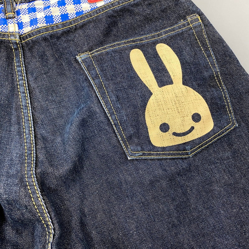 【中古品】【メンズ】 CUNE キューン KS07FN10 2連ペイントうさぎ デニムパンツ ボトムス 153-261025-yn-03-izu サイズ：34 カラー：インディゴ 万代Net店