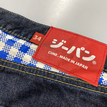 【中古品】【メンズ】 CUNE キューン KS07FN10 2連ペイントうさぎ デニムパンツ ボトムス 153-261025-yn-03-izu サイズ：34 カラー：インディゴ 万代Net店