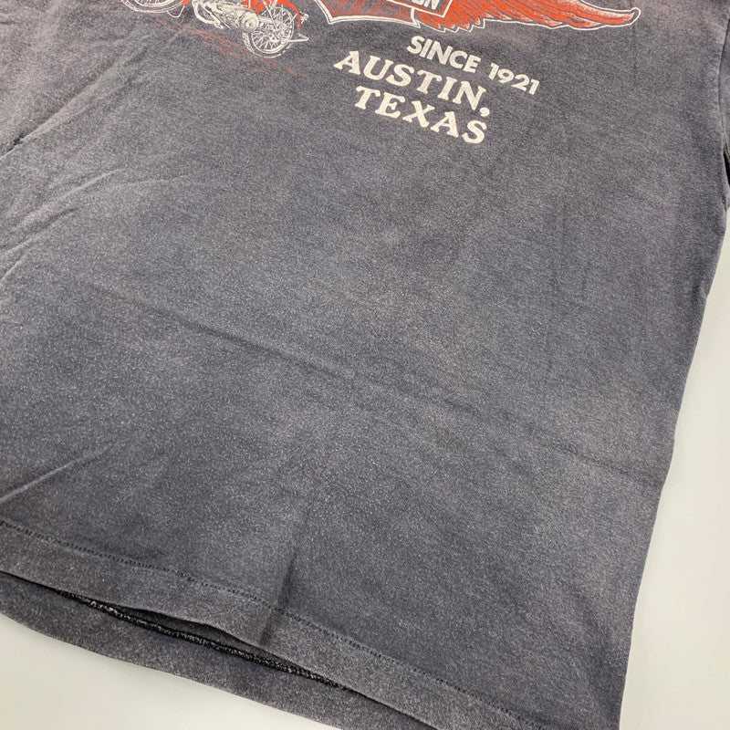 【現状渡し品】【メンズ】 HARLEY-DAVIDSON ハーレーダビッドソン CENTRAL TEXAS AUSTIN POCKET SS TEE セントラル テキサス オースティン ポケット ショートスリーブ Tシャツ 146-261022-yn-03-izu サイズ：XL カラー：グレー 万代Net店