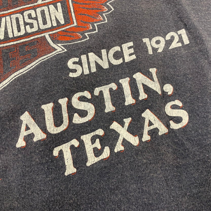 【現状渡し品】【メンズ】 HARLEY-DAVIDSON ハーレーダビッドソン CENTRAL TEXAS AUSTIN POCKET SS TEE セントラル テキサス オースティン ポケット ショートスリーブ Tシャツ 146-261022-yn-03-izu サイズ：XL カラー：グレー 万代Net店