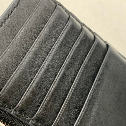 【中古品】【メンズ/レディース】 JIMMY CHOO ジミーチュウ CARD＆COIN CASE カード＆コインケース 財布 小物 200-261002-ay-08-izu カラー：グレー系×ブラック 万代Net店