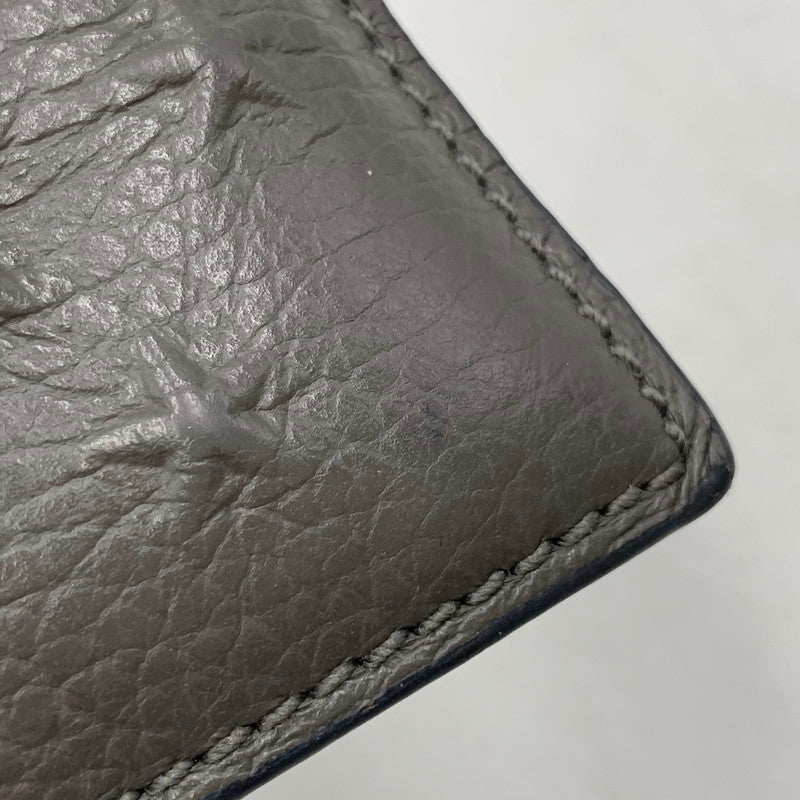 【中古品】【メンズ/レディース】 JIMMY CHOO ジミーチュウ CARD＆COIN CASE カード＆コインケース 財布 小物 200-261002-ay-08-izu カラー：グレー系×ブラック 万代Net店