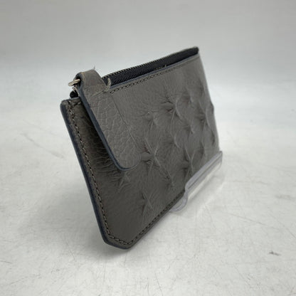 【中古品】【メンズ/レディース】 JIMMY CHOO ジミーチュウ CARD＆COIN CASE カード＆コインケース 財布 小物 200-261002-ay-08-izu カラー：グレー系×ブラック 万代Net店