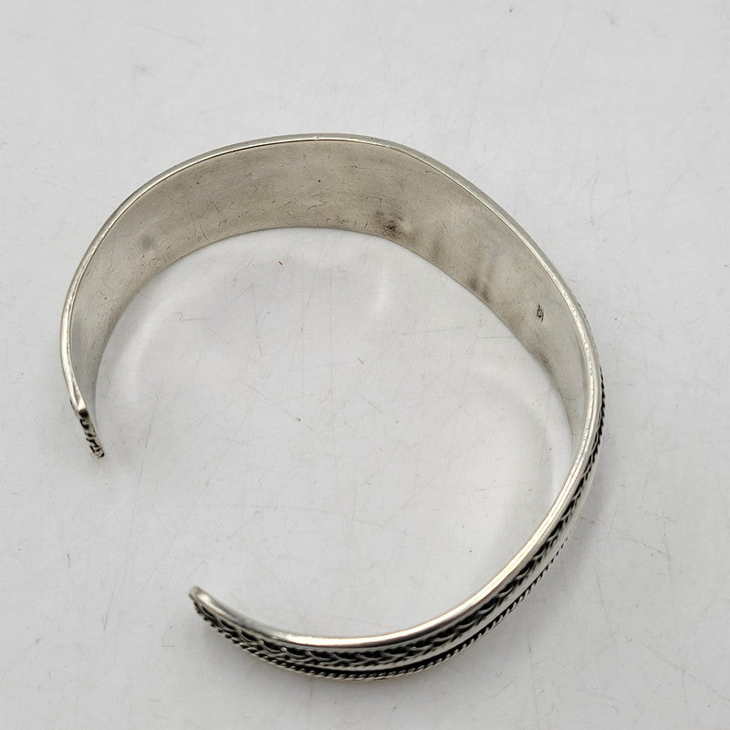 【中古品】【メンズ/レディース】 UNKNOWN 925 KOMARU TRIVAL DESIGN BANGLE トライバル デザイン バングル アクセサリー 191-261007-kh-02-izu カラー：シルバー 万代Net店