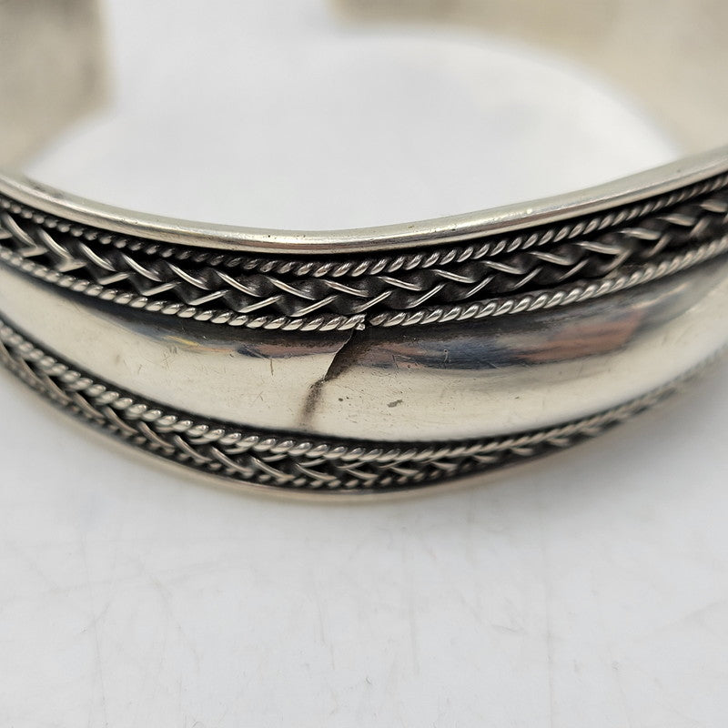 【中古品】【メンズ/レディース】 UNKNOWN 925 KOMARU TRIVAL DESIGN BANGLE トライバル デザイン バングル アクセサリー 191-261007-kh-02-izu カラー：シルバー 万代Net店