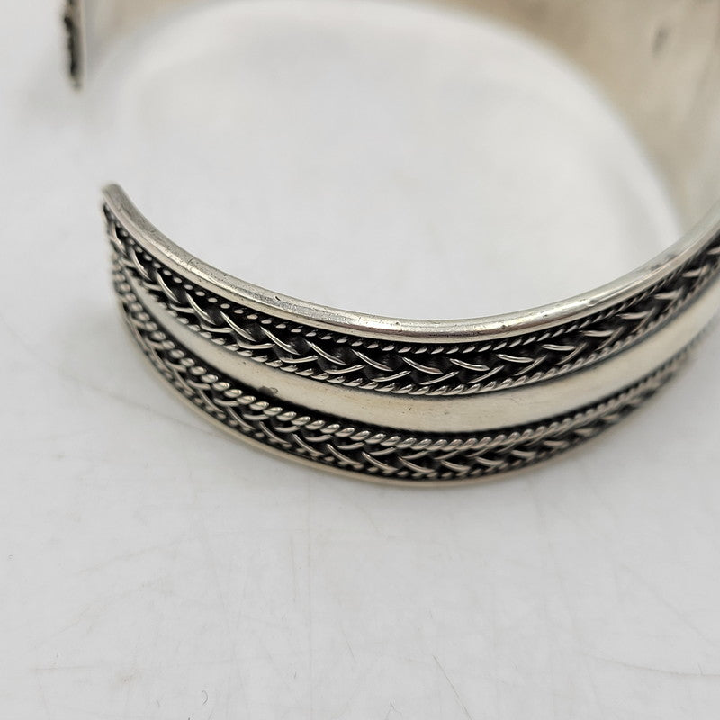 【中古品】【メンズ/レディース】 UNKNOWN 925 KOMARU TRIVAL DESIGN BANGLE トライバル デザイン バングル アクセサリー 191-261007-kh-02-izu カラー：シルバー 万代Net店