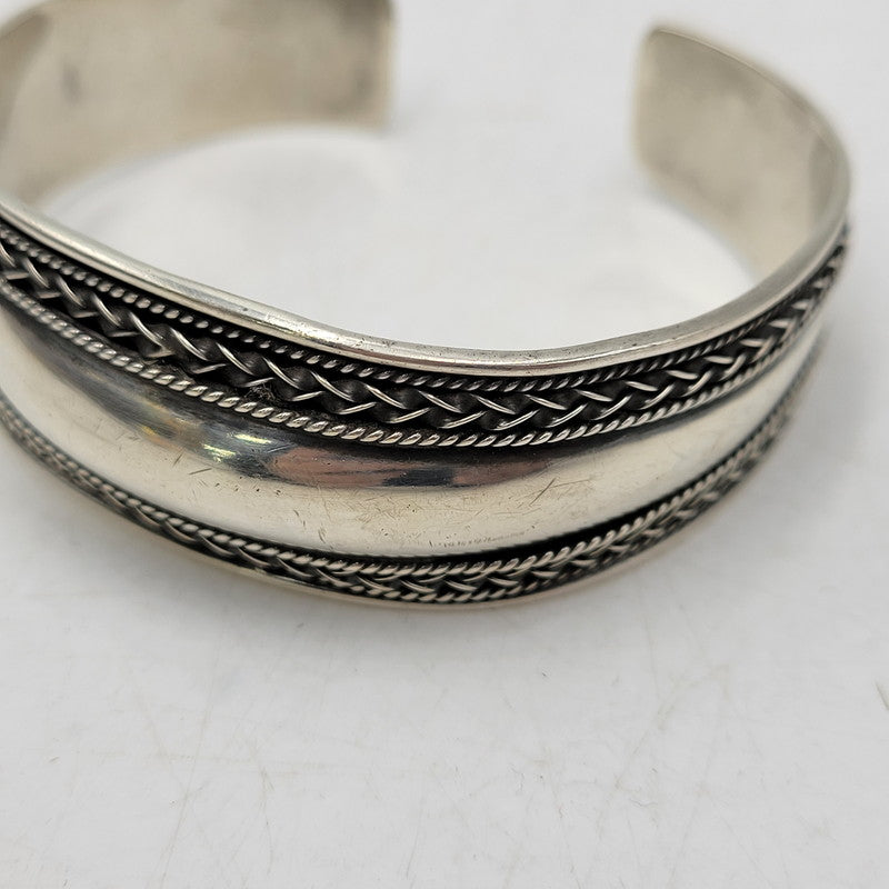 【中古品】【メンズ/レディース】 UNKNOWN 925 KOMARU TRIVAL DESIGN BANGLE トライバル デザイン バングル アクセサリー 191-261007-kh-02-izu カラー：シルバー 万代Net店