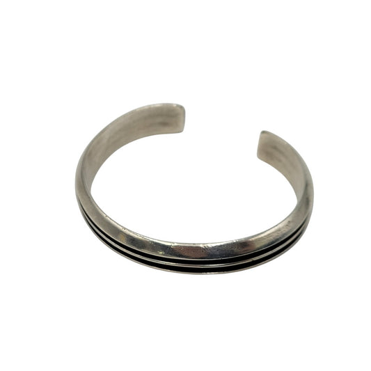 【中古品】【メンズ/レディース】 TOM HAWK トム ホーク 2 LINE BANGLE 2ライン バングル アクセサリー 191-261007-kh-01-izu カラー：シルバー 万代Net店