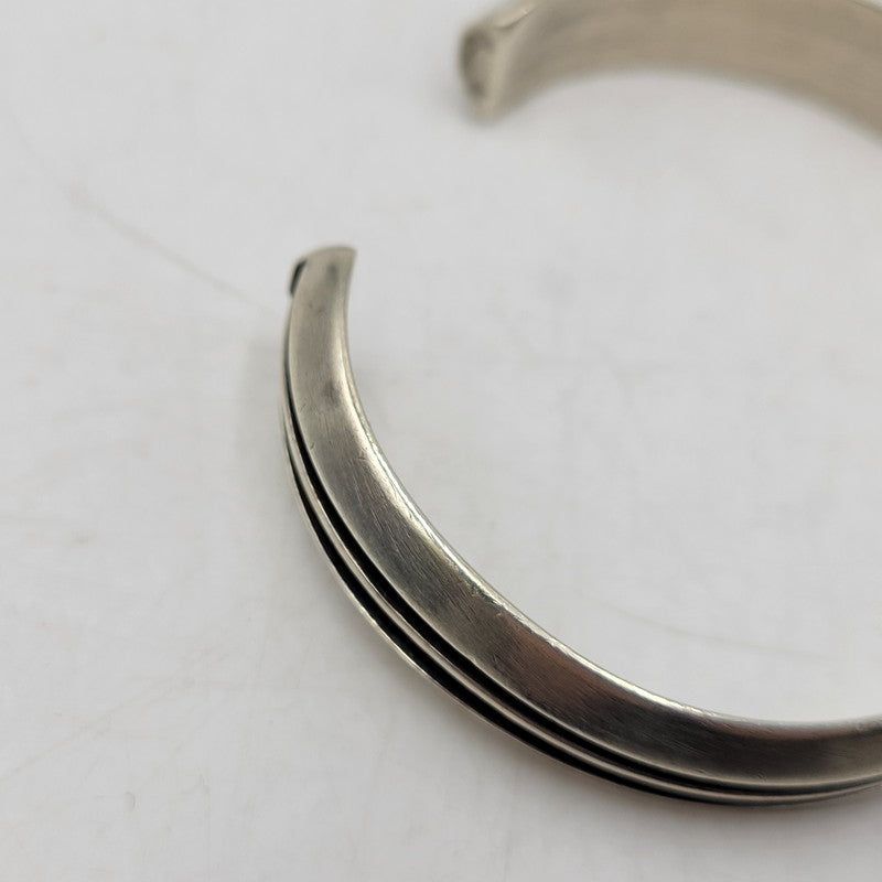 【中古品】【メンズ/レディース】 TOM HAWK トム ホーク 2 LINE BANGLE 2ライン バングル アクセサリー 191-261007-kh-01-izu カラー：シルバー 万代Net店