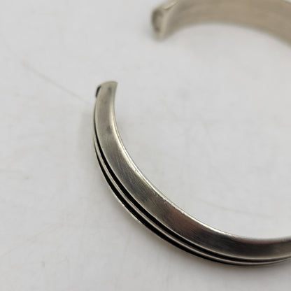 【中古品】【メンズ/レディース】 TOM HAWK トム ホーク 2 LINE BANGLE 2ライン バングル アクセサリー 191-261007-kh-01-izu カラー：シルバー 万代Net店