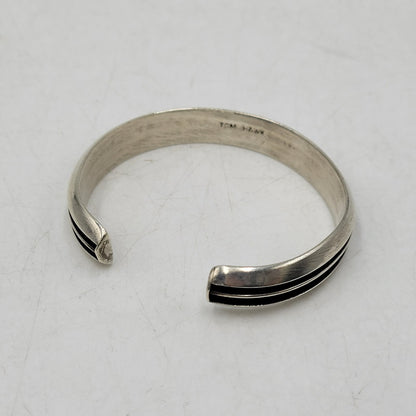 【中古品】【メンズ/レディース】 TOM HAWK トム ホーク 2 LINE BANGLE 2ライン バングル アクセサリー 191-261007-kh-01-izu カラー：シルバー 万代Net店