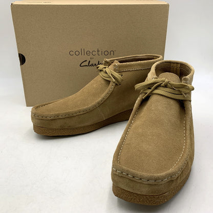 【中古品】【メンズ】 Clarks クラークス SHACRE BOOT シェイカー ブーツ シューズ 靴 164-261001-ay-03-izu サイズ：UK10.5 カラー：ベージュ 万代Net店