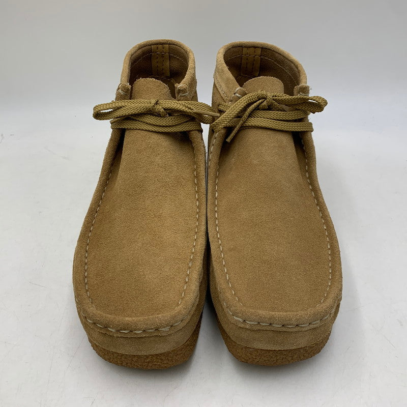 【中古品】【メンズ】 Clarks クラークス SHACRE BOOT シェイカー ブーツ シューズ 靴 164-261001-ay-03-izu サイズ：UK10.5 カラー：ベージュ 万代Net店