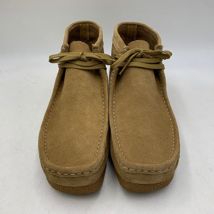 【中古品】【メンズ】 Clarks クラークス SHACRE BOOT シェイカー ブーツ シューズ 靴 164-261001-ay-03-izu サイズ：UK10.5 カラー：ベージュ 万代Net店