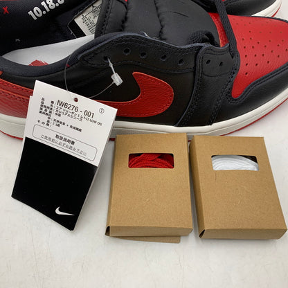 【中古美品】【メンズ】 NIKE ナイキ AIR JORDAN 1 RETRO LOW OG "BANNED" IW6276-001 エアジョーダン1 レトロ ロー OG スニーカー シューズ 靴 160-261001-ay-01-izu サイズ：27cm カラー：BLACK/BLACK-VARSITY RED 万代Net店