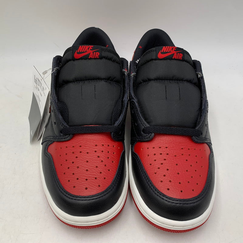 【中古美品】【メンズ】 NIKE ナイキ AIR JORDAN 1 RETRO LOW OG "BANNED" IW6276-001 エアジョーダン1 レトロ ロー OG スニーカー シューズ 靴 160-261001-ay-01-izu サイズ：27cm カラー：BLACK/BLACK-VARSITY RED 万代Net店
