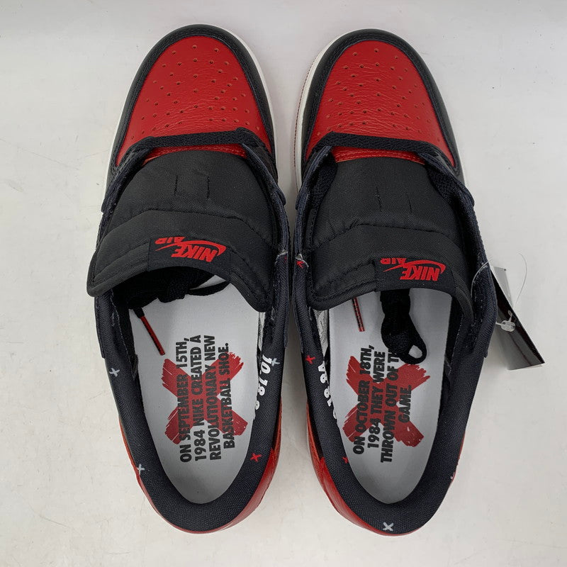 【中古美品】【メンズ】 NIKE ナイキ AIR JORDAN 1 RETRO LOW OG "BANNED" IW6276-001 エアジョーダン1 レトロ ロー OG スニーカー シューズ 靴 160-261001-ay-01-izu サイズ：27cm カラー：BLACK/BLACK-VARSITY RED 万代Net店