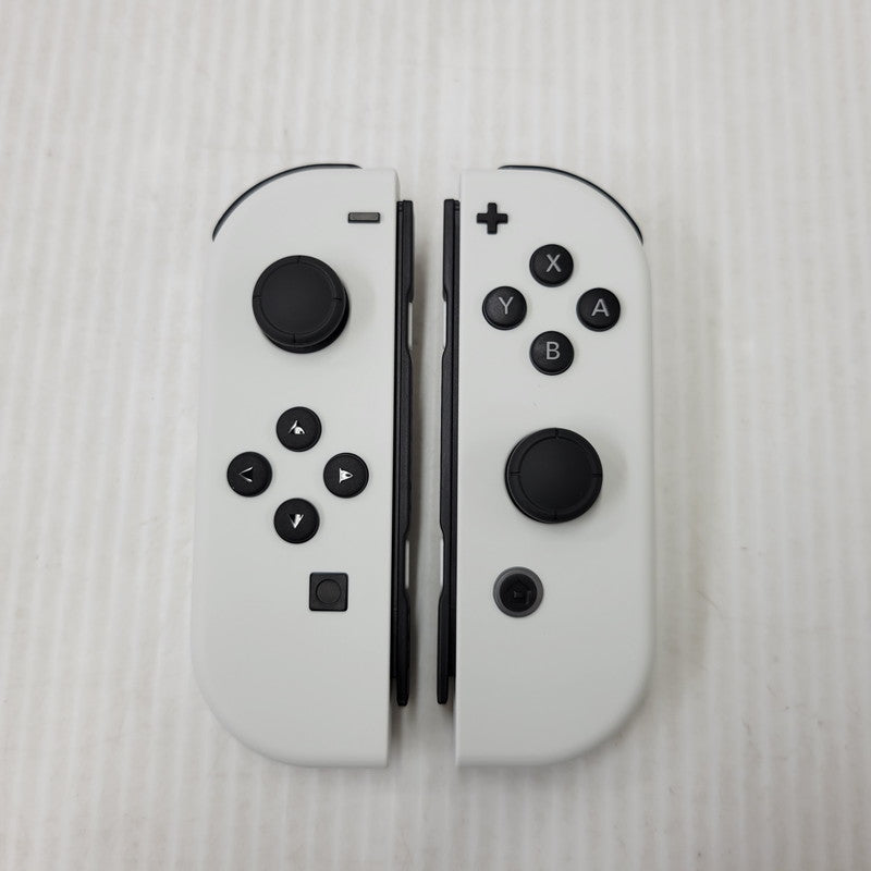 【中古美品】 【未使用】【ゲーム】Nintendo Switch (有機ELモデル) Joy-Con(L)/(R) ホワイト HEG-S-KAAAA(JPN) 任天堂 ニンテンドースイッチ 本体 034-261001-ay-05-izu 万代Net店