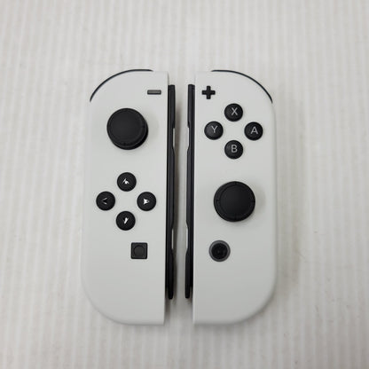 【中古美品】 【未使用】【ゲーム】Nintendo Switch (有機ELモデル) Joy-Con(L)/(R) ホワイト HEG-S-KAAAA(JPN) 任天堂 ニンテンドースイッチ 本体 034-261001-ay-05-izu 万代Net店