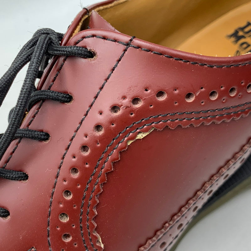 【中古品】【メンズ】 Dr.Martens ドクターマーチン 3989 LEATHER SHOES ウィングチップ レザー シューズ 靴 164-261001-ay-02-izu サイズ：UK8 カラー：CHERRY RED 万代Net店