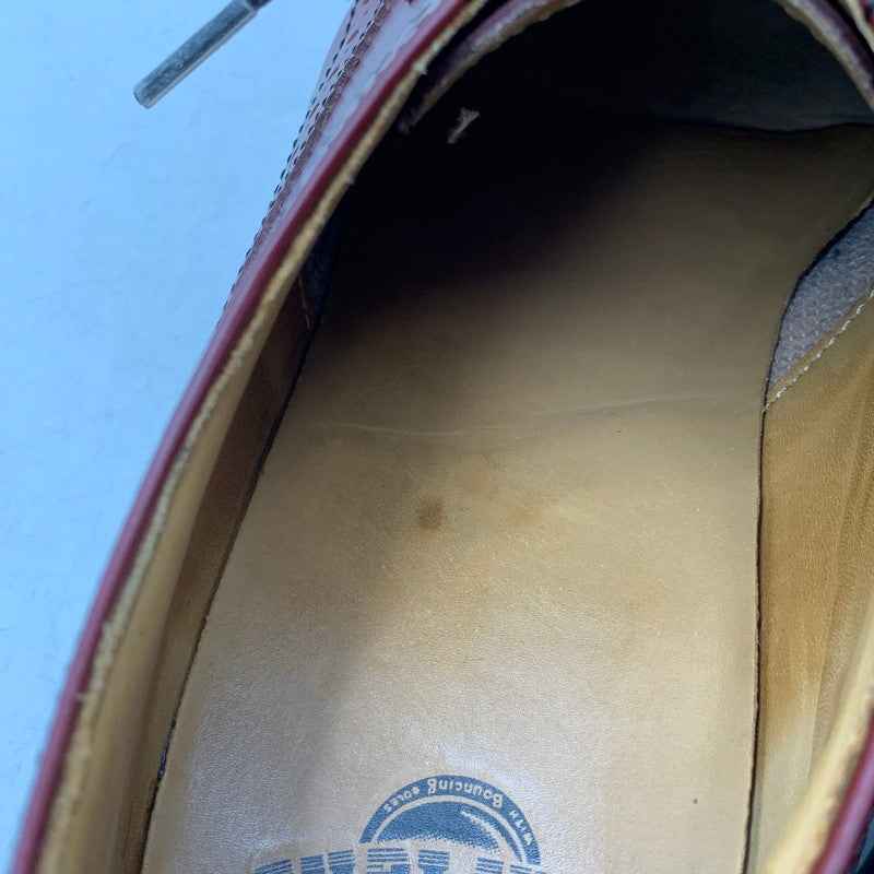 【中古品】【メンズ】 Dr.Martens ドクターマーチン 3989 LEATHER SHOES ウィングチップ レザー シューズ 靴 164-261001-ay-02-izu サイズ：UK8 カラー：CHERRY RED 万代Net店