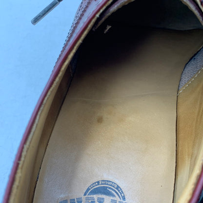 【中古品】【メンズ】 Dr.Martens ドクターマーチン 3989 LEATHER SHOES ウィングチップ レザー シューズ 靴 164-261001-ay-02-izu サイズ：UK8 カラー：CHERRY RED 万代Net店