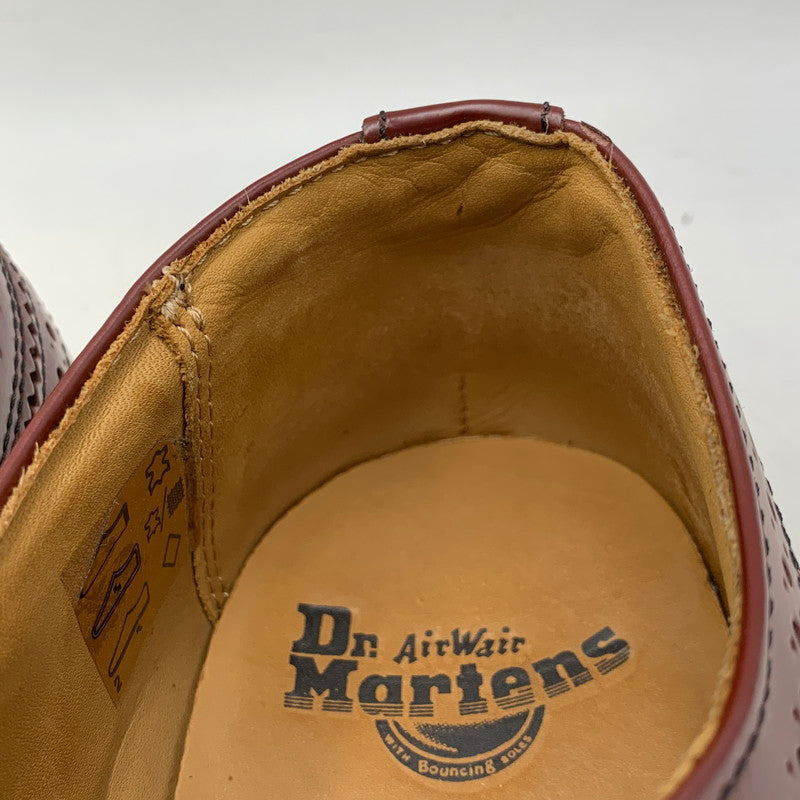 【中古品】【メンズ】 Dr.Martens ドクターマーチン 3989 LEATHER SHOES ウィングチップ レザー シューズ 靴 164-261001-ay-02-izu サイズ：UK8 カラー：CHERRY RED 万代Net店