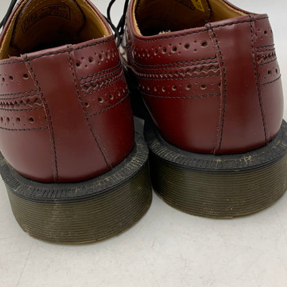 【中古品】【メンズ】 Dr.Martens ドクターマーチン 3989 LEATHER SHOES ウィングチップ レザー シューズ 靴 164-261001-ay-02-izu サイズ：UK8 カラー：CHERRY RED 万代Net店