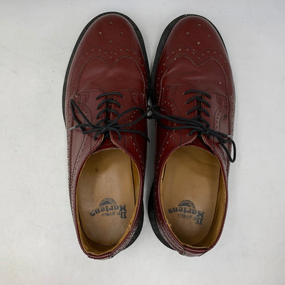【中古品】【メンズ】 Dr.Martens ドクターマーチン 3989 LEATHER SHOES ウィングチップ レザー シューズ 靴 164-261001-ay-02-izu サイズ：UK8 カラー：CHERRY RED 万代Net店
