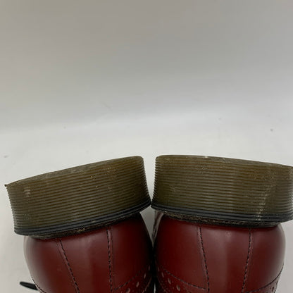 【中古品】【メンズ】 Dr.Martens ドクターマーチン 3989 LEATHER SHOES ウィングチップ レザー シューズ 靴 164-261001-ay-02-izu サイズ：UK8 カラー：CHERRY RED 万代Net店