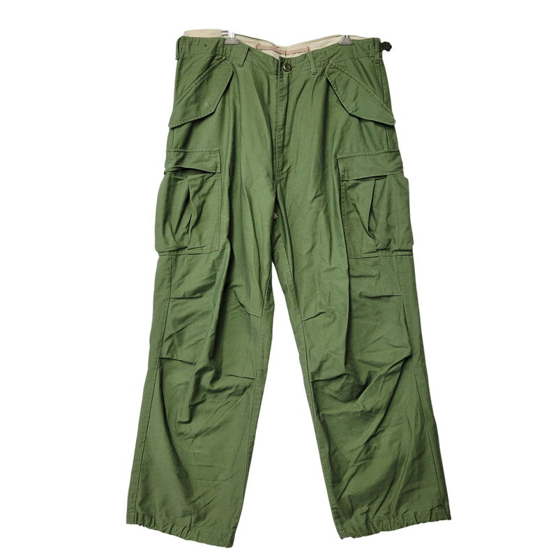 【現状渡し品】【メンズ】 U.S.ARMY ユーエスアーミー M-65 FIELD PANTS フィールド パンツ ボトムス ズボン 157-261006-cs-12-izu サイズ：不明 カラー：オリーブ 万代Net店