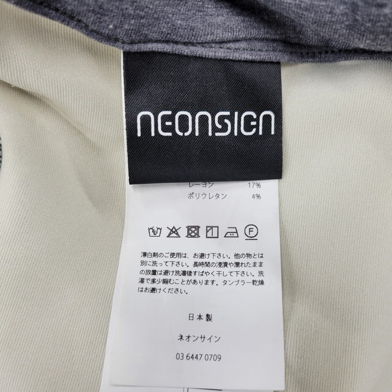 【中古品】【メンズ】 NEONSIGN ネオンサイン N1773 WIDE TECH SLACKS ワイド テック スラックス パンツ ボトムス ズボン 151-261006-cs-06-izu サイズ：48 カラー：グレー 万代Net店