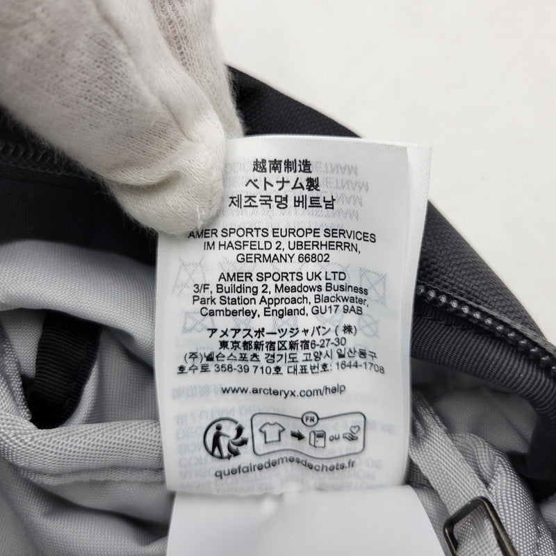 【中古品】【メンズ/レディース】 ARC'TERYX アークテリクス MANTIS 1 WAIST PACK X000009234 マンティス1ウエストパック バッグ カバン 鞄 188-261008-as-21-izu カラー：ブラック 万代Net店