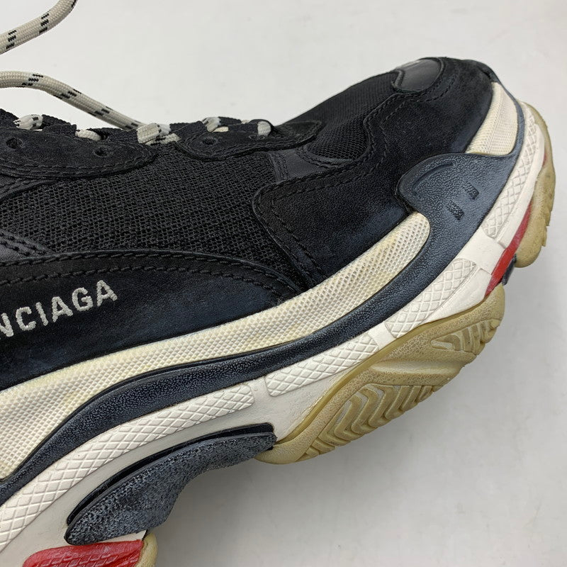 【中古品】【メンズ】 BALENCIAGA バレンシアガ TRIPLE S 533882 トリプルS スニーカー シューズ 靴 183-261001-ay-04-izu サイズ：27cm カラー：ブラック 万代Net店