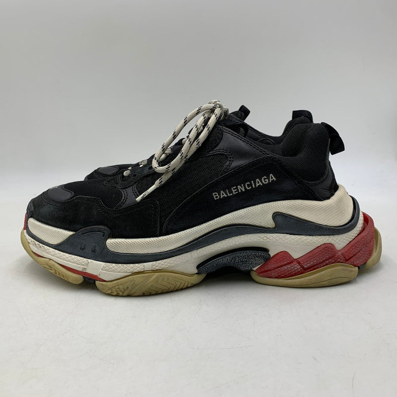 【中古品】【メンズ】 BALENCIAGA バレンシアガ TRIPLE S 533882 トリプルS スニーカー シューズ 靴 183-261001-ay-04-izu サイズ：27cm カラー：ブラック 万代Net店