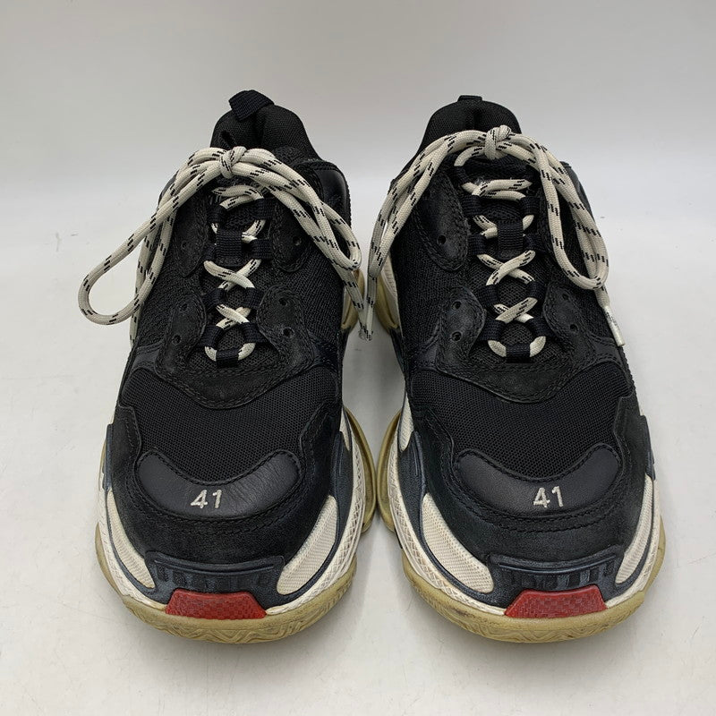 【中古品】【メンズ】 BALENCIAGA バレンシアガ TRIPLE S 533882 トリプルS スニーカー シューズ 靴 183-261001-ay-04-izu サイズ：27cm カラー：ブラック 万代Net店