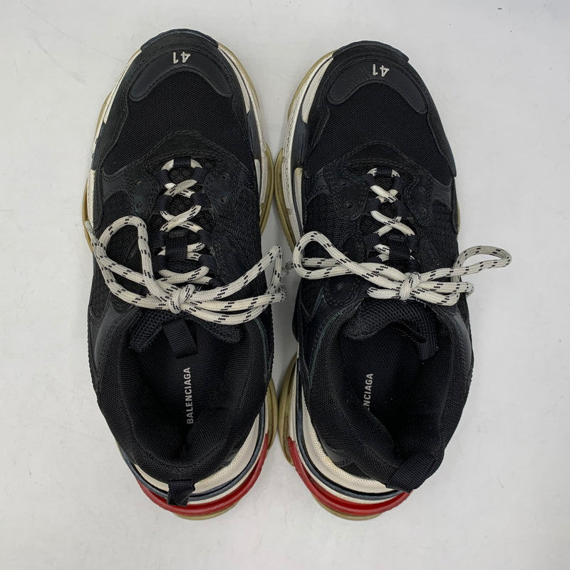 【中古品】【メンズ】 BALENCIAGA バレンシアガ TRIPLE S 533882 トリプルS スニーカー シューズ 靴 183-261001-ay-04-izu サイズ：27cm カラー：ブラック 万代Net店