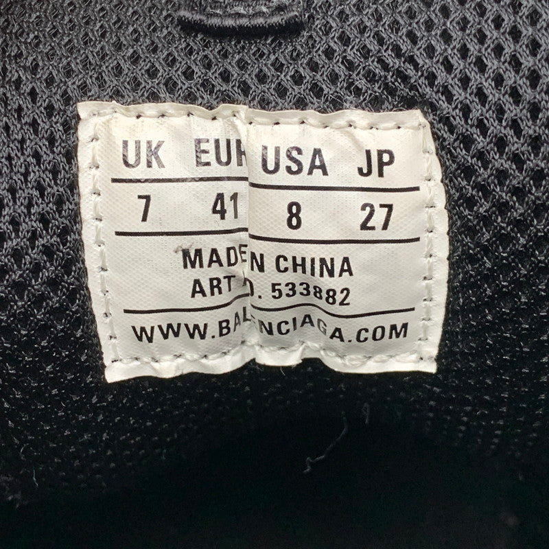 【中古品】【メンズ】 BALENCIAGA バレンシアガ TRIPLE S 533882 トリプルS スニーカー シューズ 靴 183-261001-ay-04-izu サイズ：27cm カラー：ブラック 万代Net店