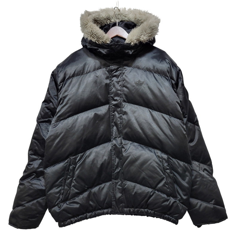 【中古品】【メンズ】 ADIDAS アディダス 594176 DOWN JACKET ダウン ジャケット アウター 148-261003-yn-04-izu サイズ：O カラー：ブラック 万代Net店