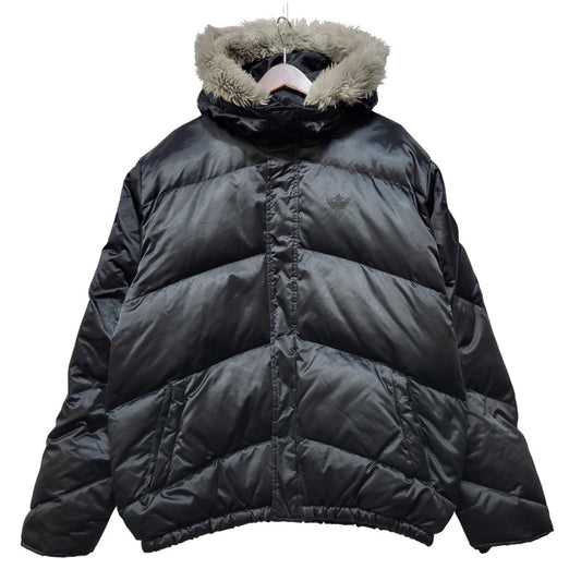 【中古品】【メンズ】 ADIDAS アディダス 594176 DOWN JACKET ダウン ジャケット アウター 148-261003-yn-04-izu サイズ：O カラー：ブラック 万代Net店